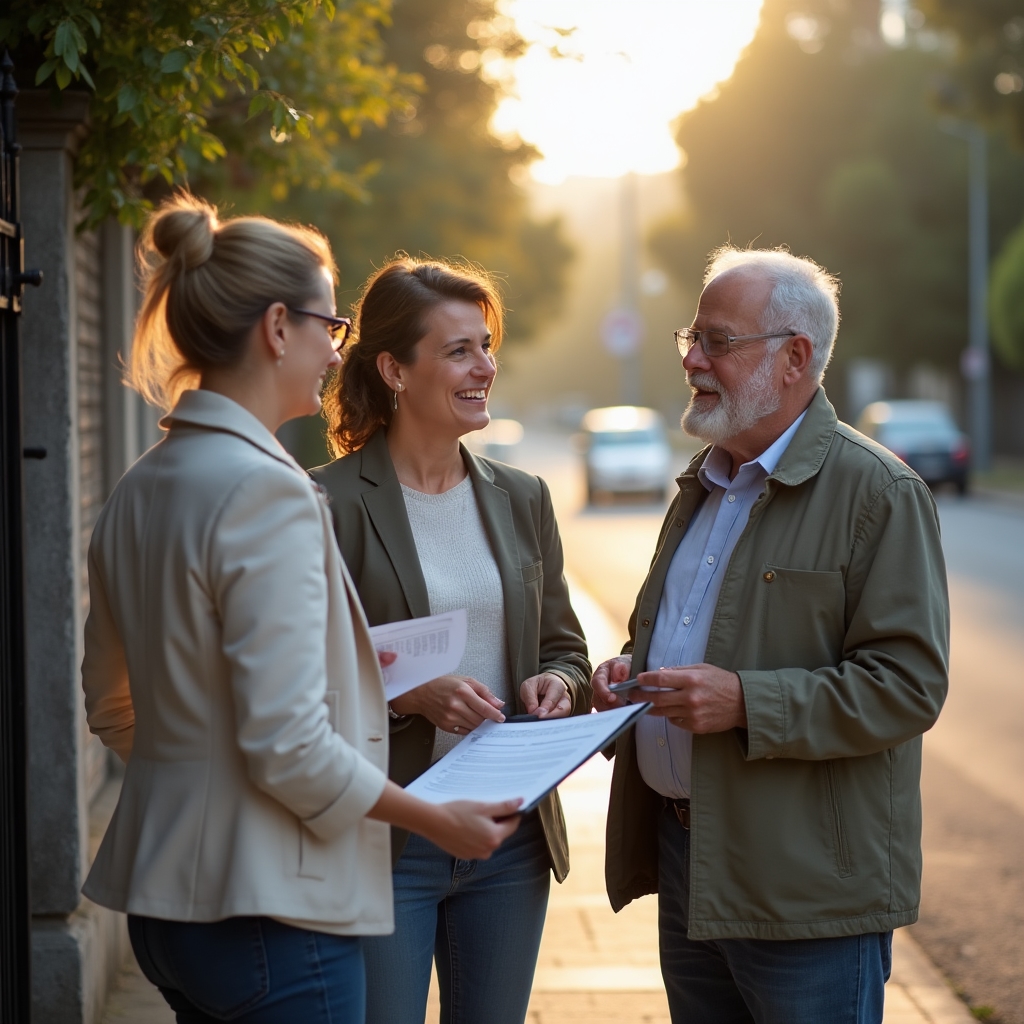 Field consultation with local residents